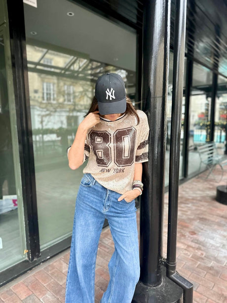 NYC Sequin Tee