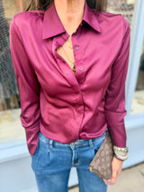 Camille Shirt - Cherry