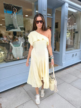 Eddie One Shoulder Midi Dress