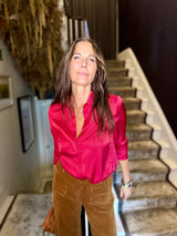 Camille Shirt - Rouge