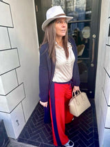 Pantalón Tempest rojo/azul marino