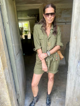 Vivienne Playsuit - Khaki