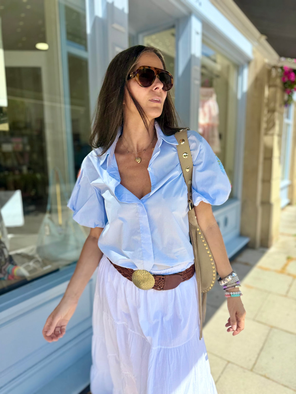 Kim Embroidered Shirt