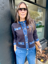 Dune Knitted Jacket - Black