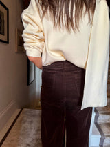 June Cord Trousers - Choc