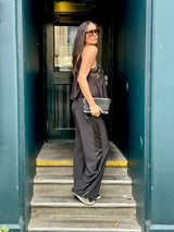 Tempest Pant - Black With Black Sequin