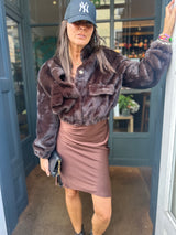 Benny Faux Fur Bomber Jacket