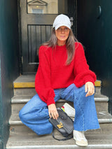 Arlo Wide Sleeve knit - Red