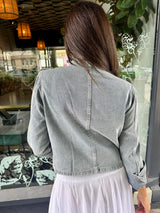 Lola Military Jacket - Denim
