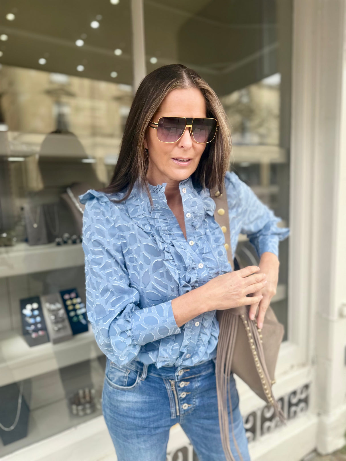 Charlotte Ruffle Blouse