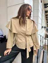 Wilton Short Trench - Beige