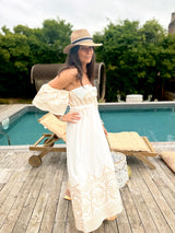 Vestido sin tirantes Royale