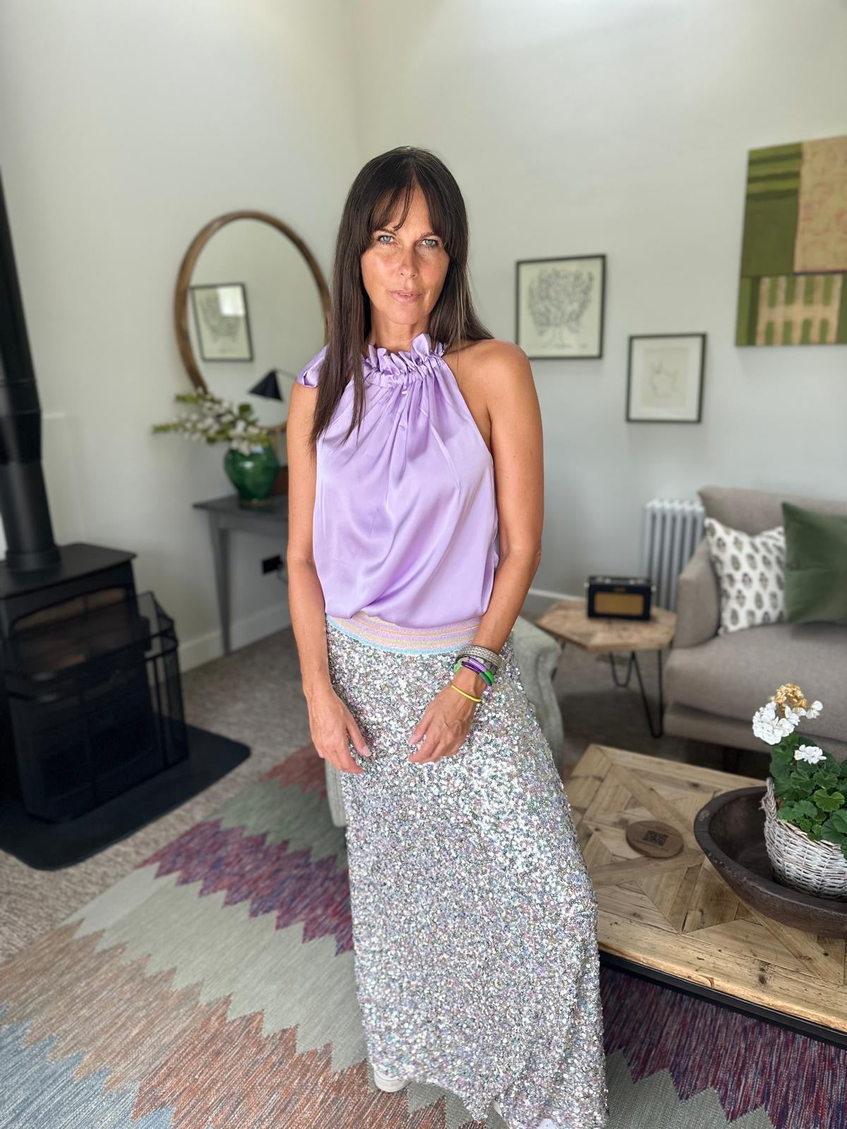 Bella B Top Lavender