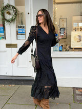 Alice Lace Dress - Black