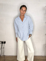 Slim Stripe Essential Shirt - Sky Blue