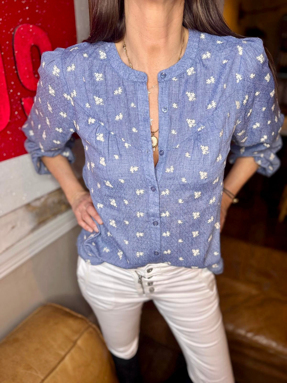 Camisa bordada Evona