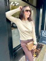 Space Light Weight Knit - Cream