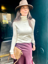 Rita Roll Neck Essential - Winter White