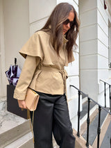 Wilton Short Trench - Beige