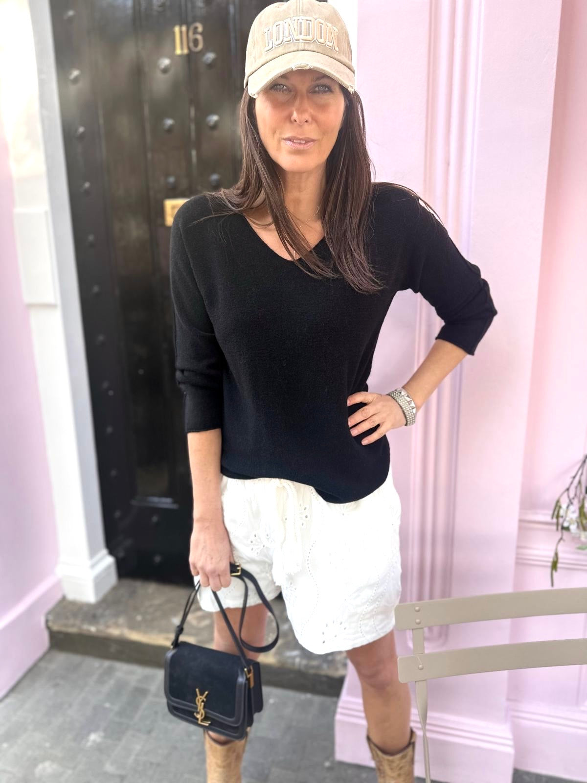 Elinor Short Ecru