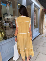 Wisteria Maxi - Mustard