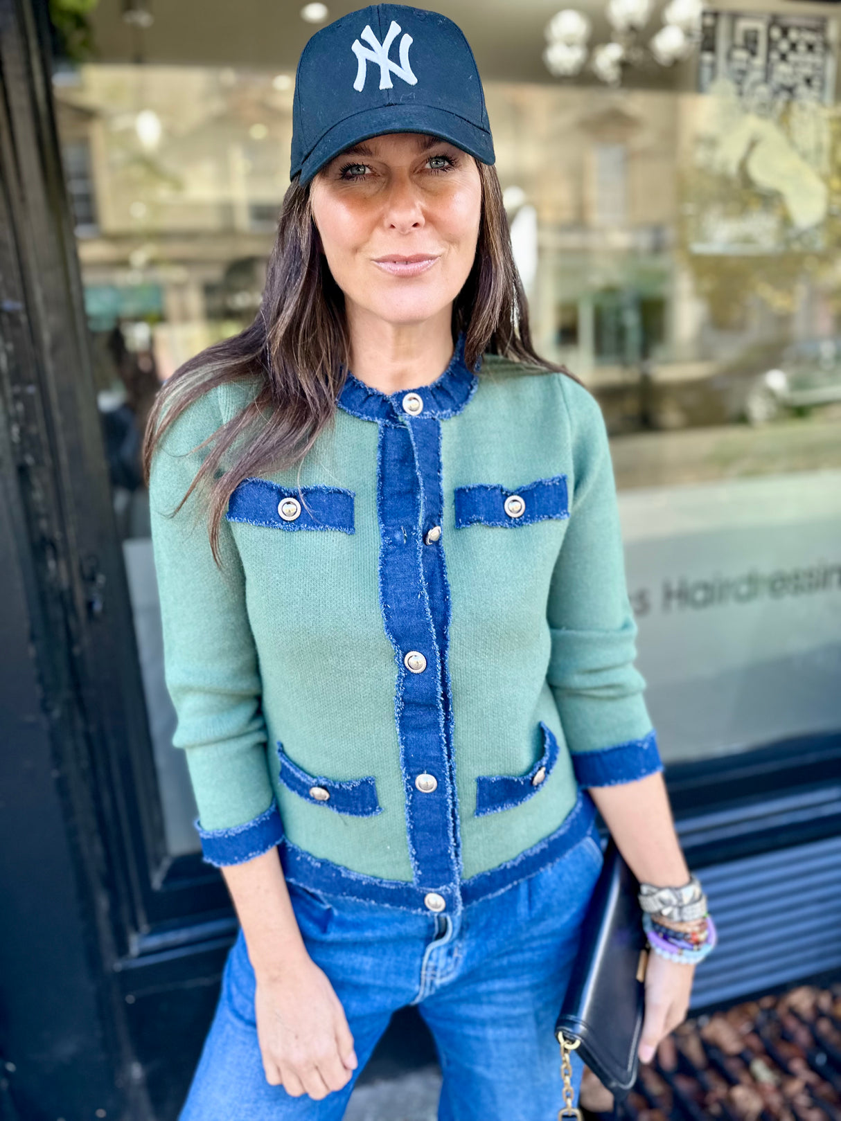 Dune Knitted Jacket - Green