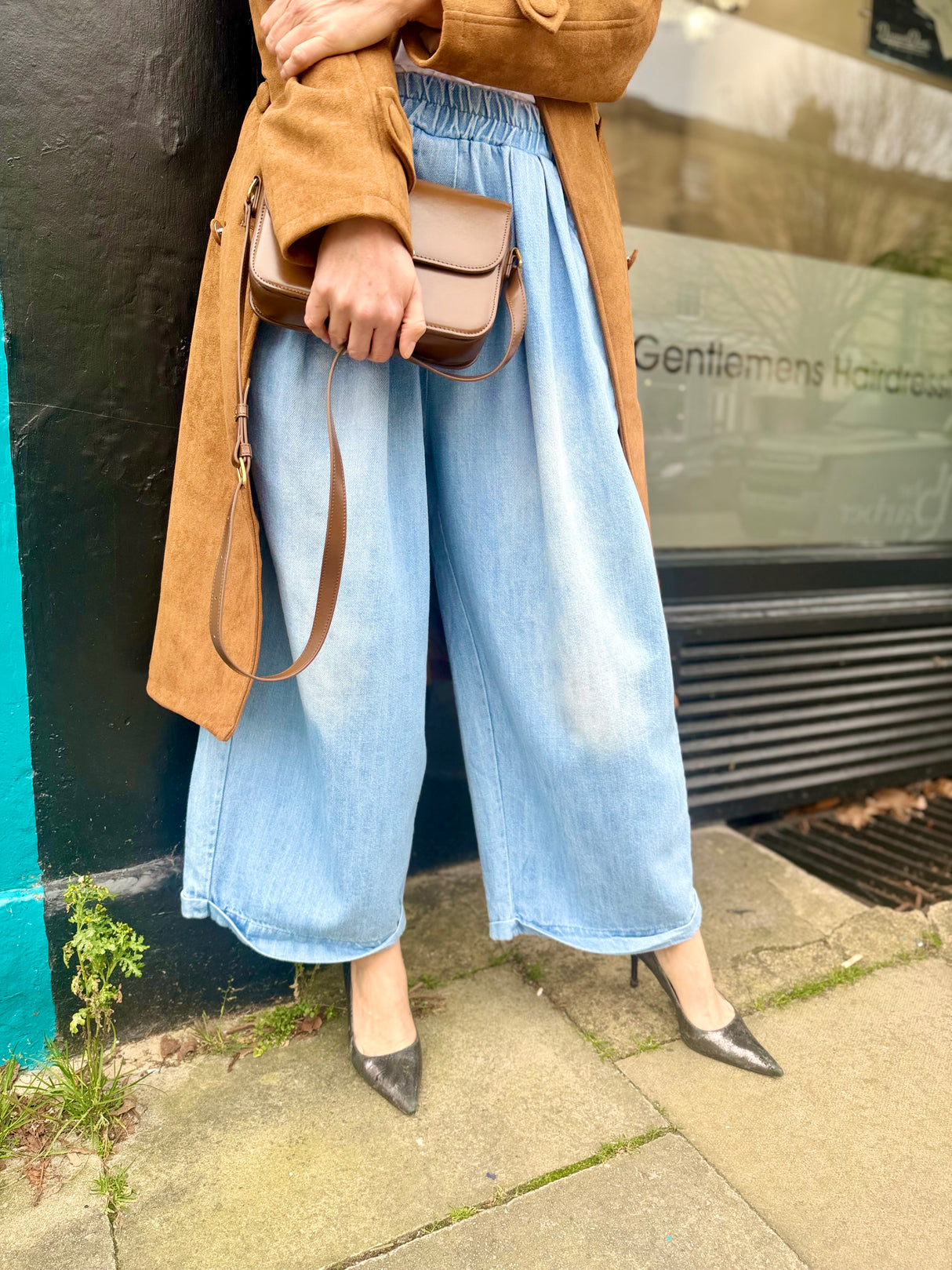 Collette Culottes - Light Wash