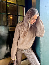 Arlo Wide Sleeve knit - Latte