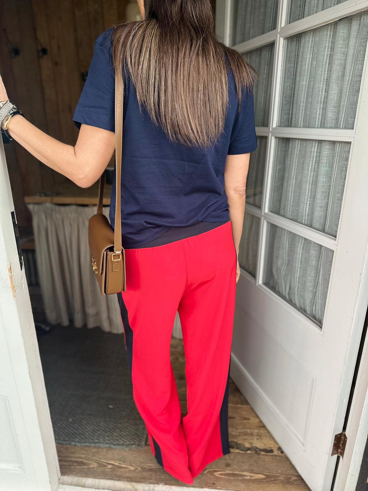 Pantalón Tempest rojo/azul marino