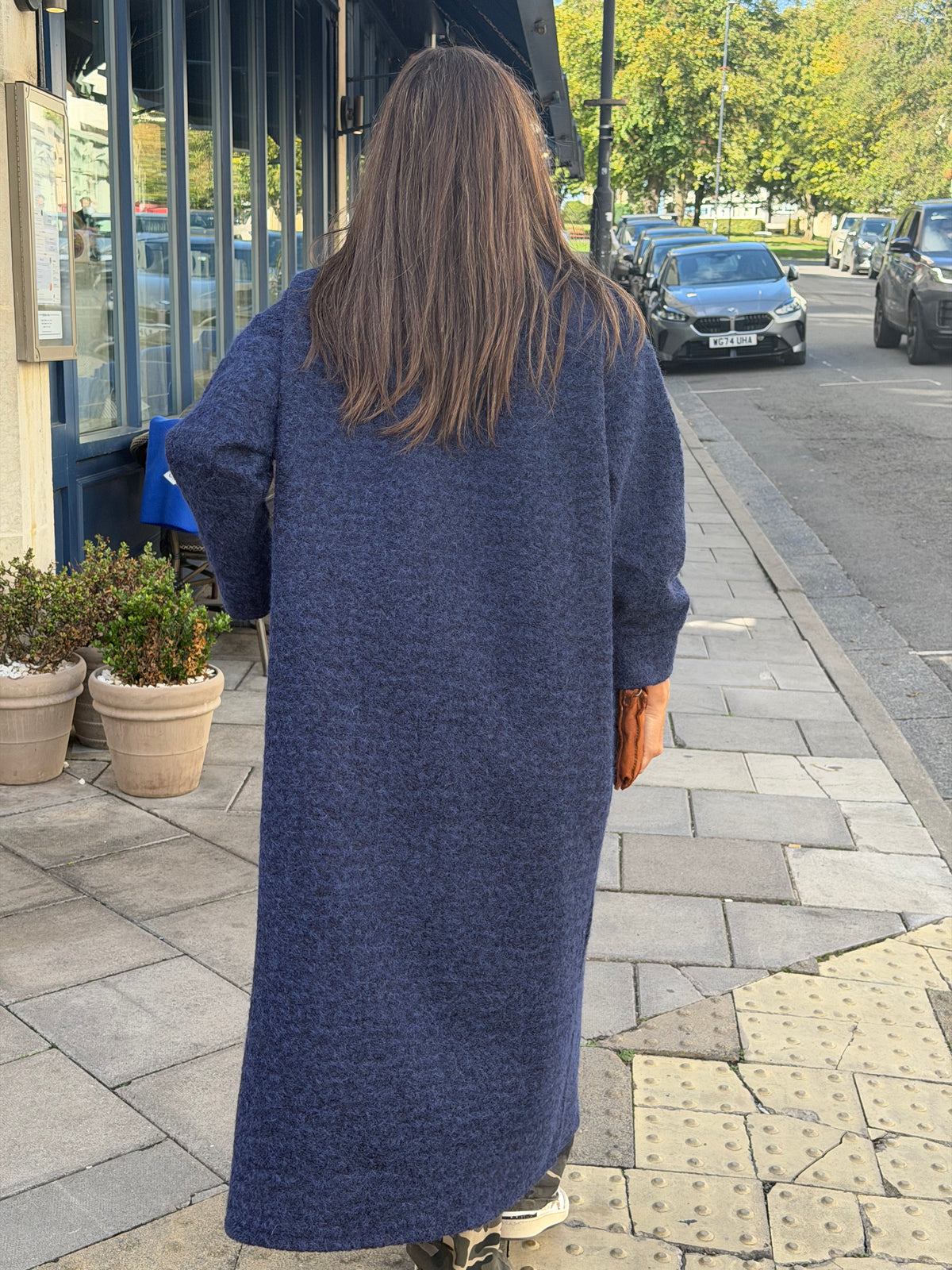 Mara Knitted Jacket - Navy