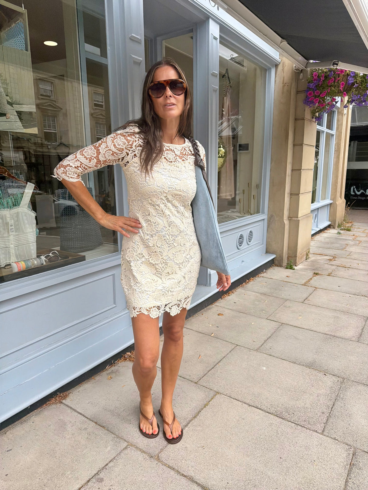 Riley Crochet Mini Dress
