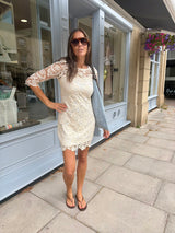 Riley Crochet Mini Dress