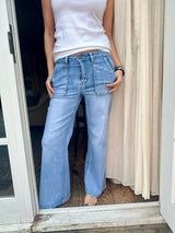 Jean Crush con lavado denim claro