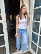 Jean Crush con lavado denim claro