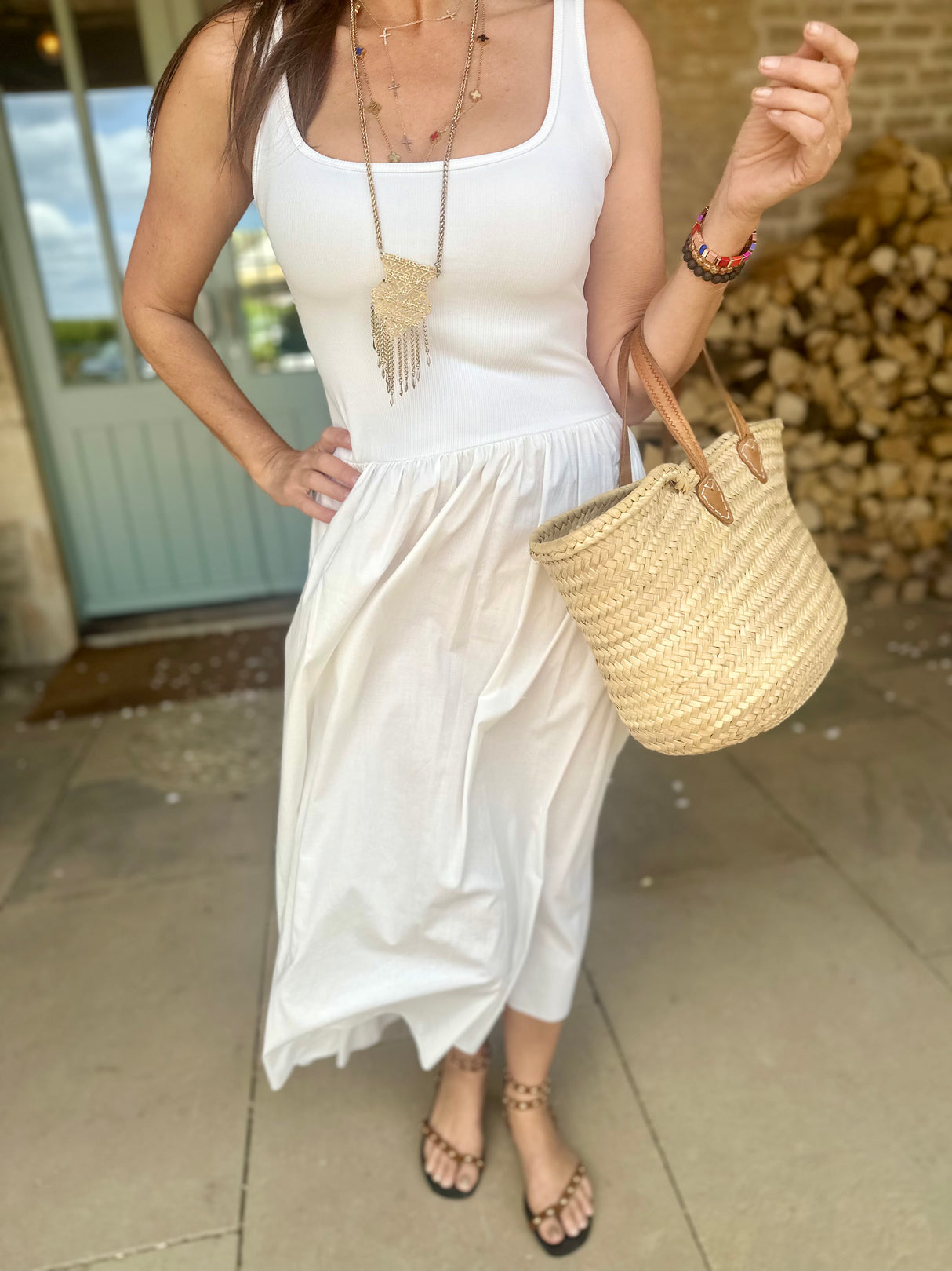 April Dress - Cream