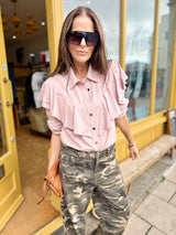 Westbourne Ruffle Shirt - Blush