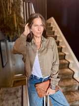 Ione Bomber jacket - Khaki **LIMITED EDITION**