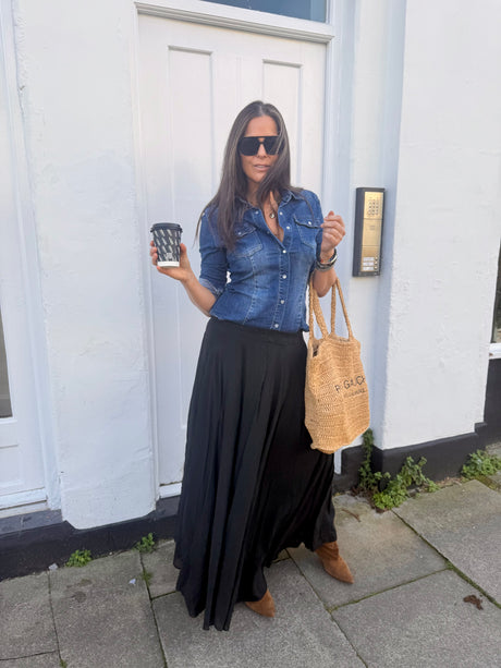 Jade Maxi Skirt - Black