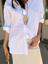 Alexia White Cotton Shirt