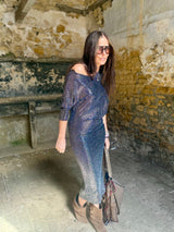 Disco Embellished Midi Dress