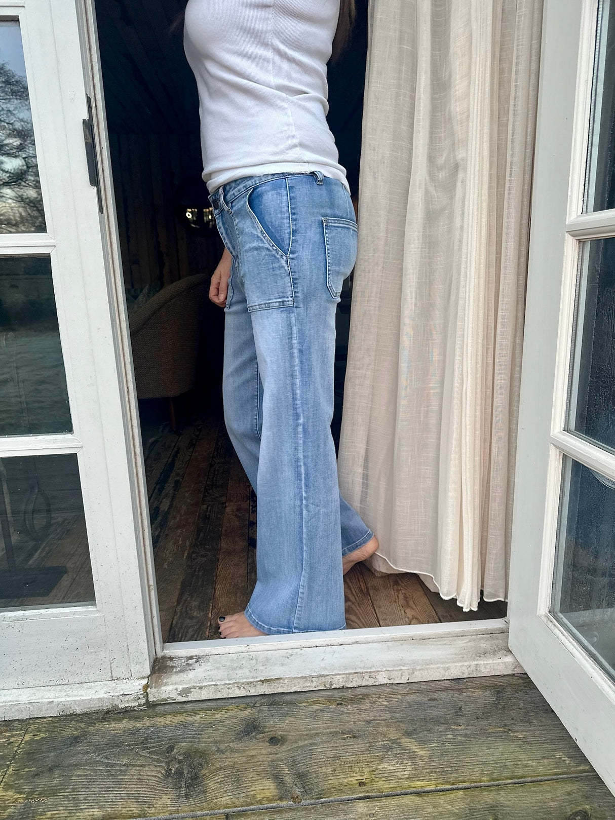 Jean Crush con lavado denim claro