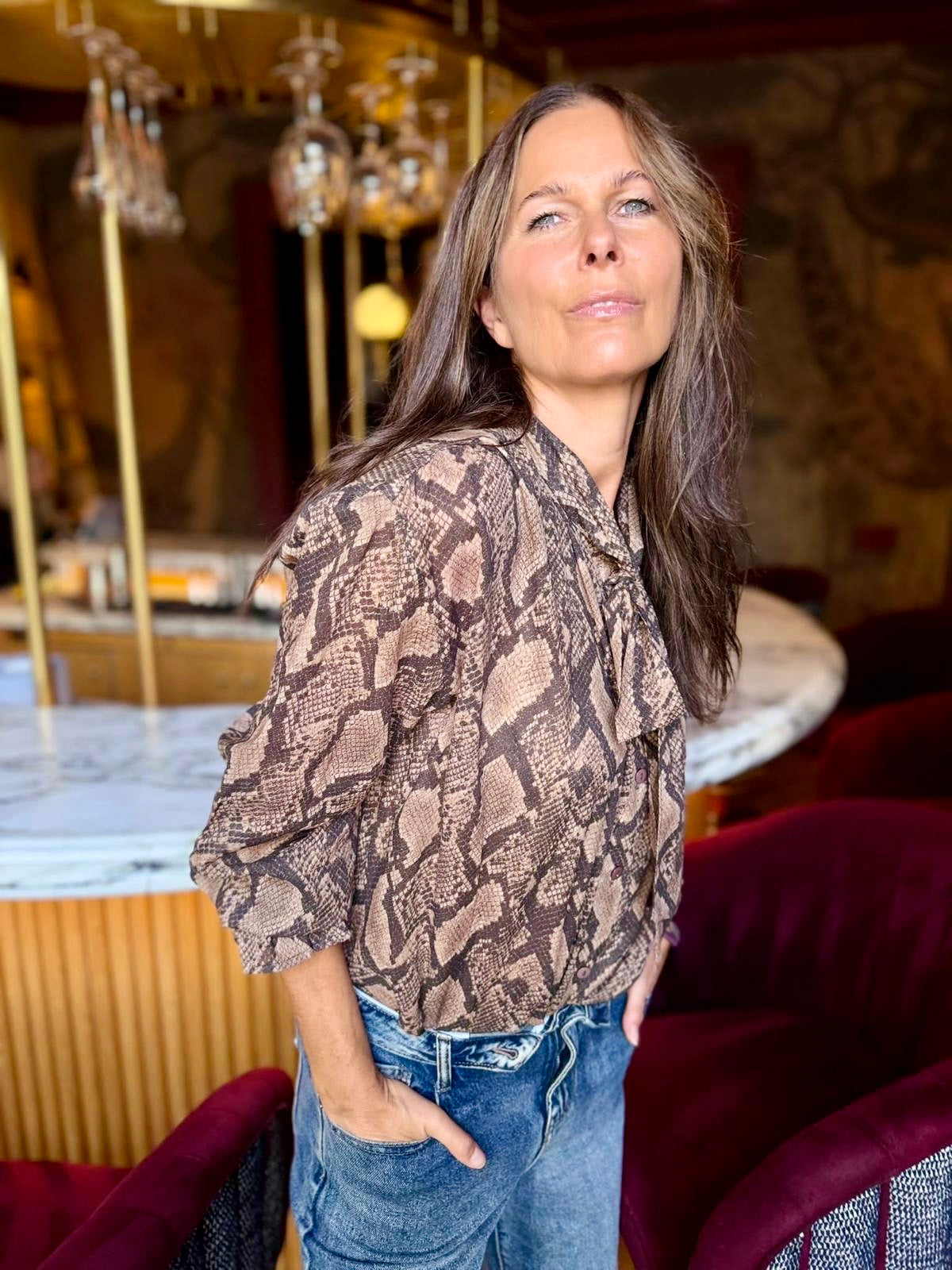 Romy Snake Print Shirt - **LIMITED EDITION**