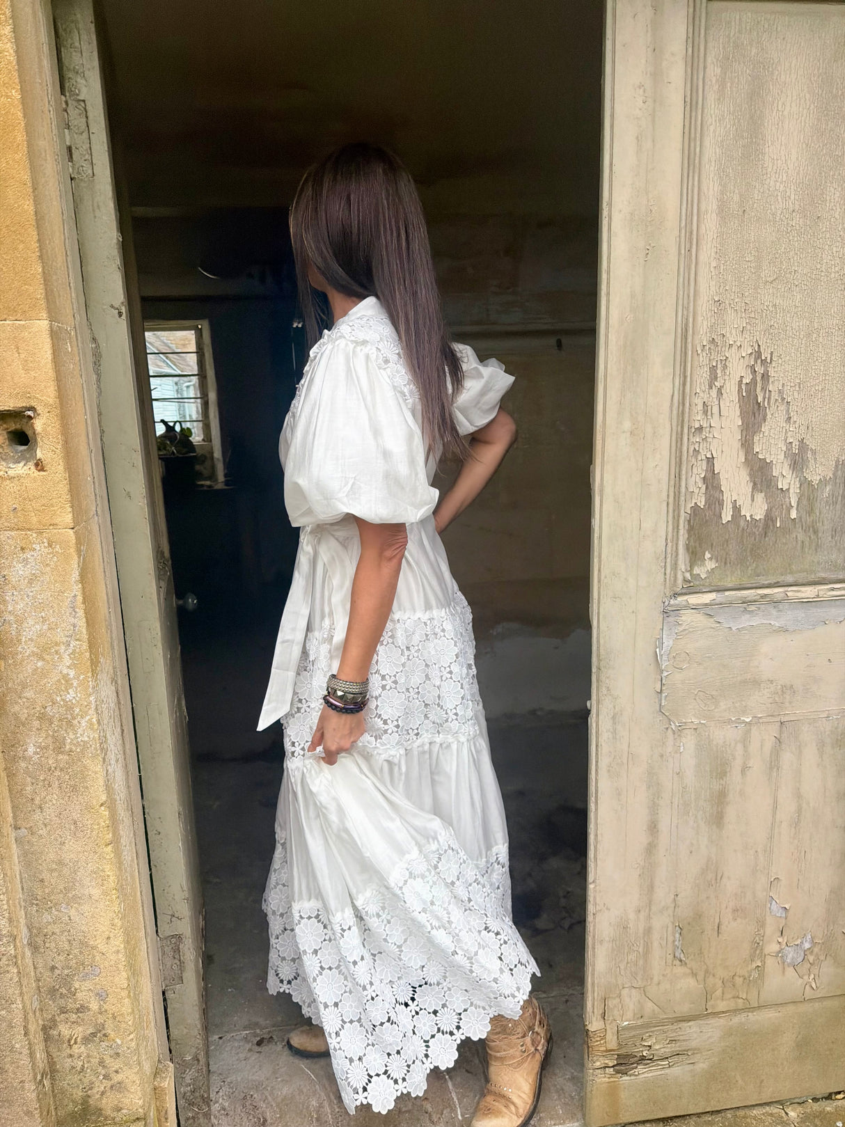 Mist Maxi Dress - Ivory