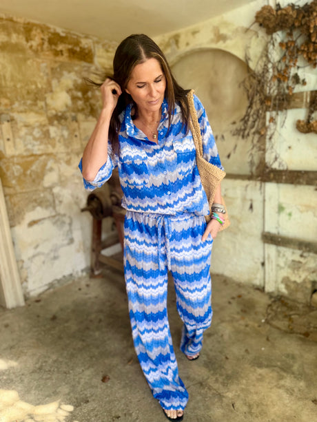 Seraphina Shirt - Ocean