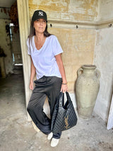 Isobel Tie-Waist Pant Black