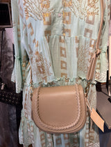 Tropica Leather Shoulder bag - Taupe