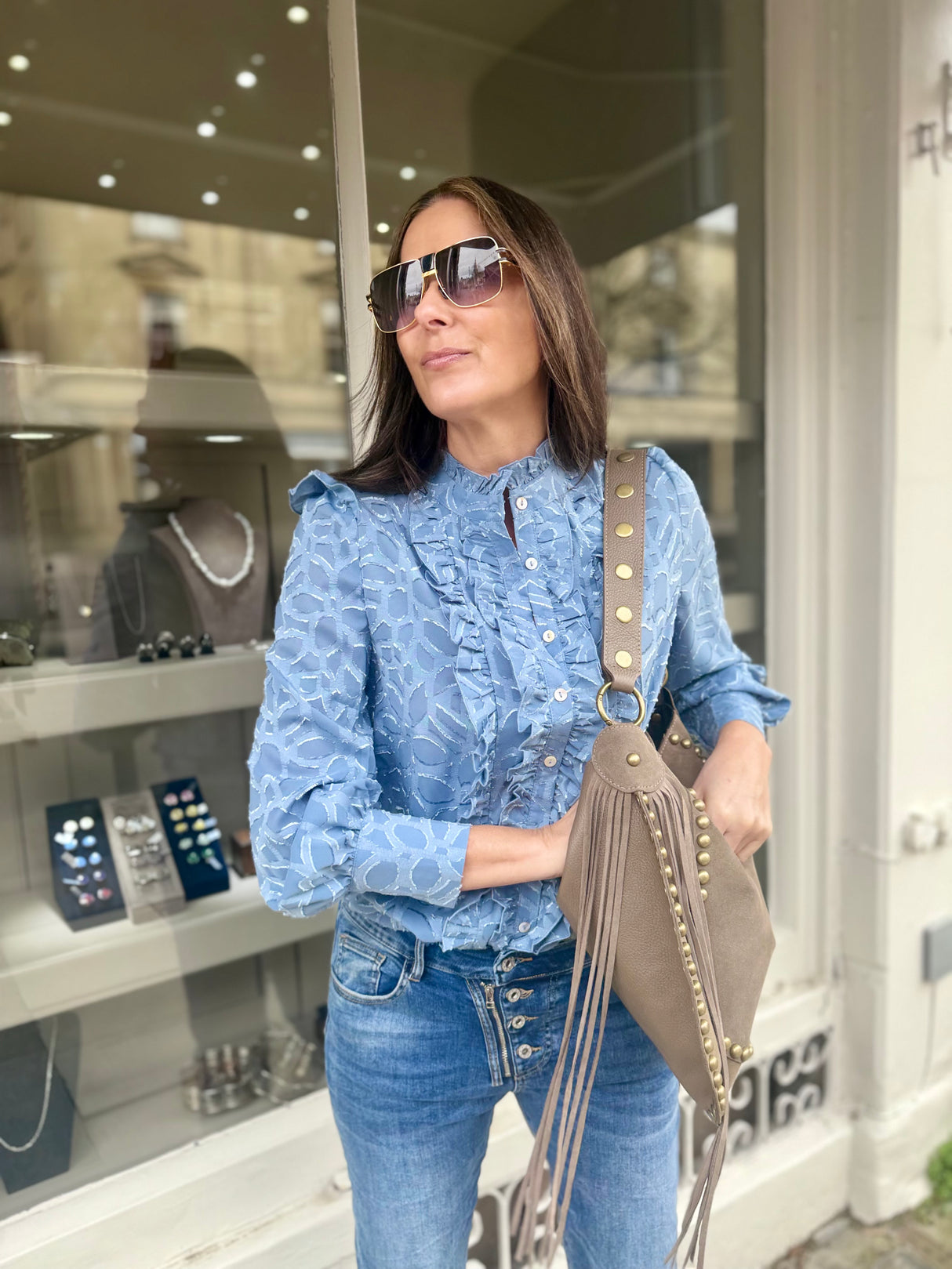 Charlotte Ruffle Blouse