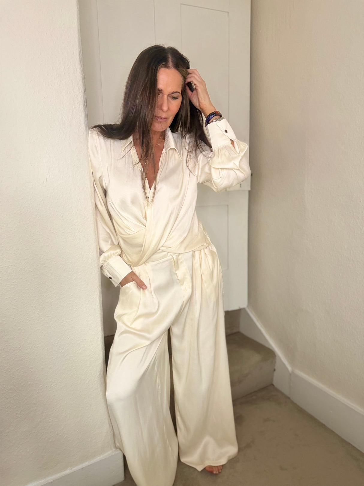 Aurora Two Piece Set - Cream