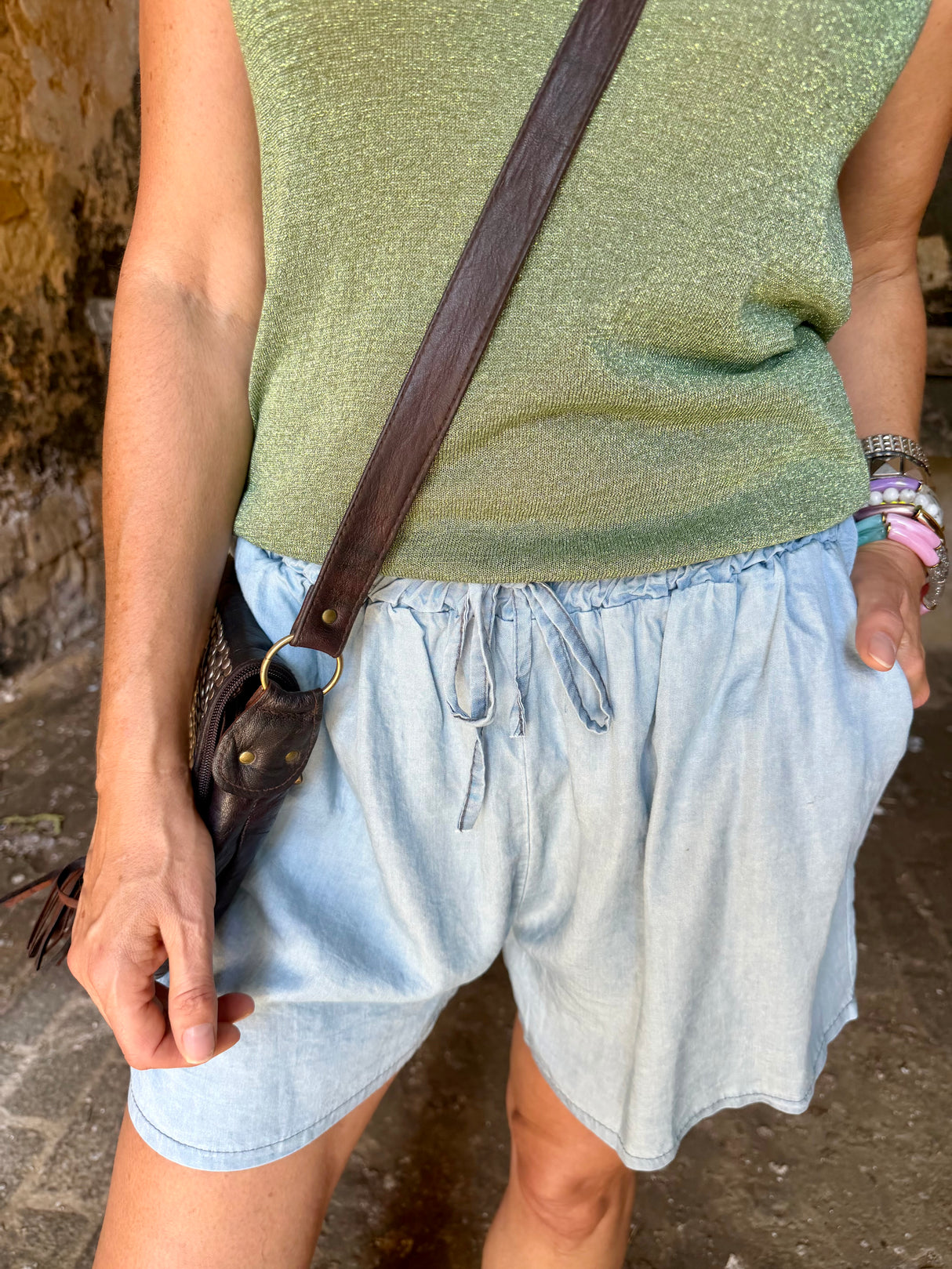 Tencel Denim Shorts