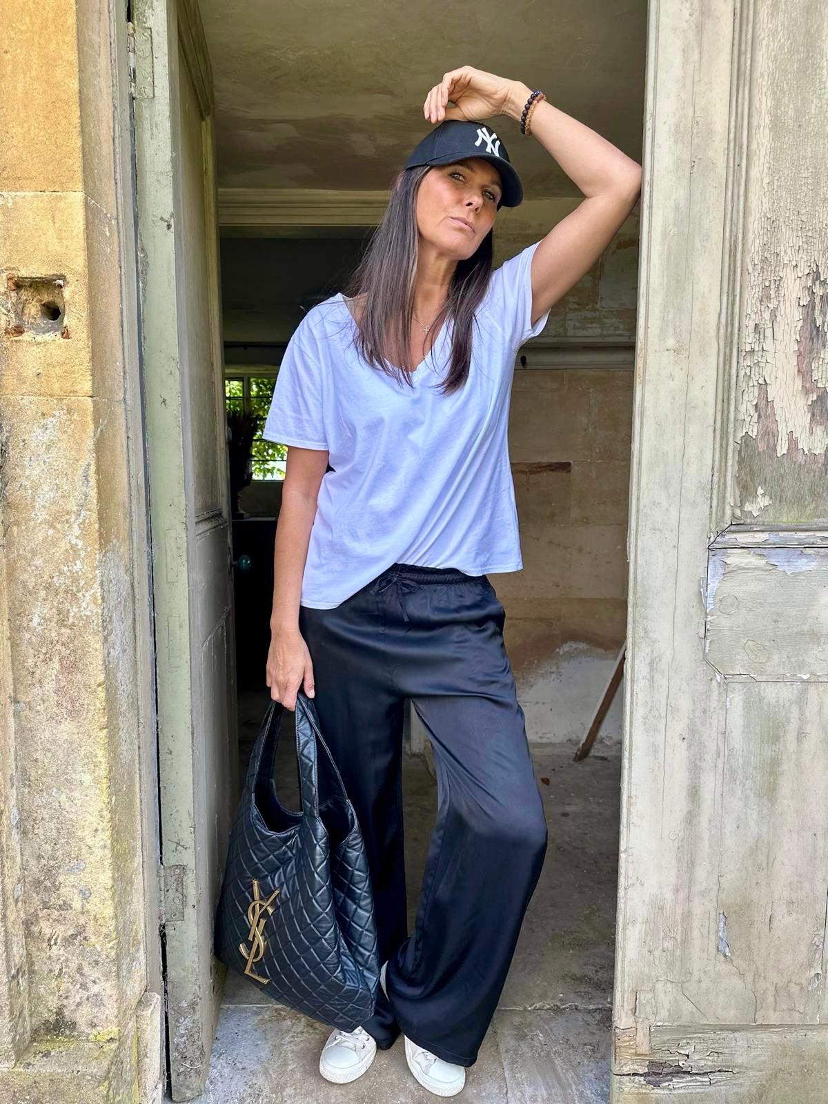 Isobel Tie-Waist Pant Black